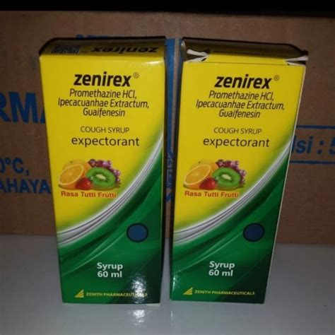 Zenirex Syrup Obat Batuk Berdahak Sirup Lazada Indonesia