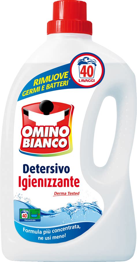 Гель для прання Omino Bianco Detersivo Igienizzante Антибактеріальний 2