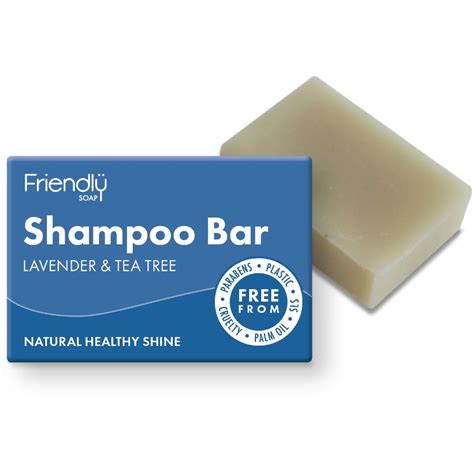 Friendly Soap Natural Shampoo Bar Lavender And Tea Tree 95g