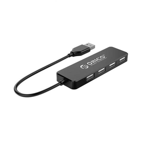 ORICO HUB USB2.0 4XUSB 30CM BK