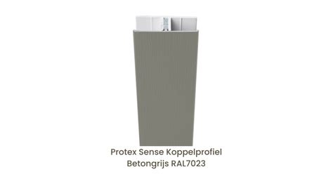 Protex Sense Koppelprofiel Alu PVC Betongrijs RAL7023