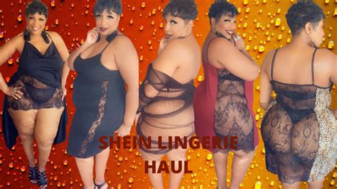 Lingerie Shein Haul Shein Curvyfashion Plussizelingerie Youtube