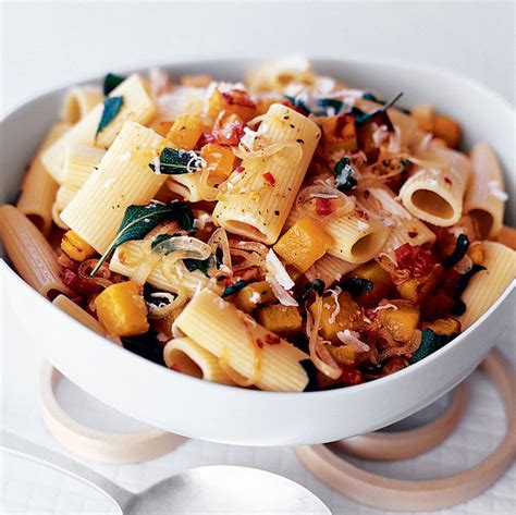 Rigatoni With Roasted Butternut Squash And Pancetta Recipe Scott Conant