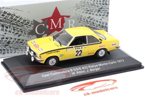 CMR 1 43 Opel Commodore B GS E 22 Rallye Monte Carlo 1973 Röhrl