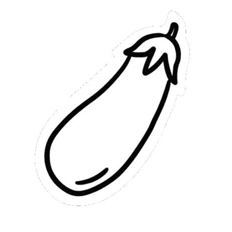 Sex Education Eggplant Sticker By NETFLIX