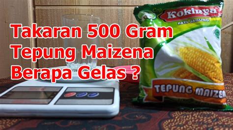 Gram Tepung Maizena Berapa Gelas Takaran Gr Tepung Maizena