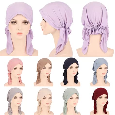 Chapeau Turban Pr Attach Couvre Chef Perte De Cheveux Hijab Musulman