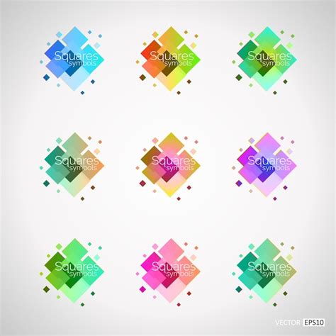 Premium Vector | Set of color design elements