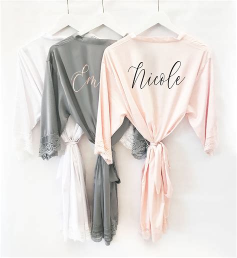 Bridesmaid Robes Personalized Bridesmaid Robes with Names | Etsy