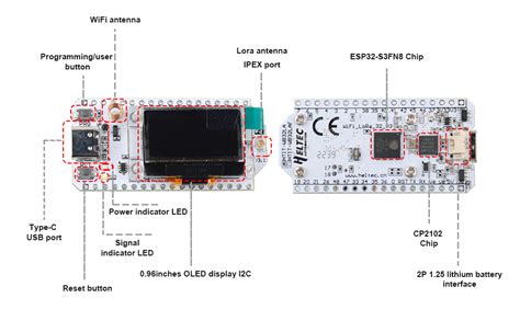 Set Mhz Mhz Wifi Lora V Module Development Board Iot Module