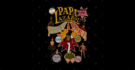 Papa Lazarous Pandemonium Carnival The League Of Gentlemen Sticker