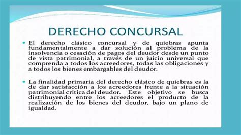 Derecho Concursal Mercantil Ii Ppt