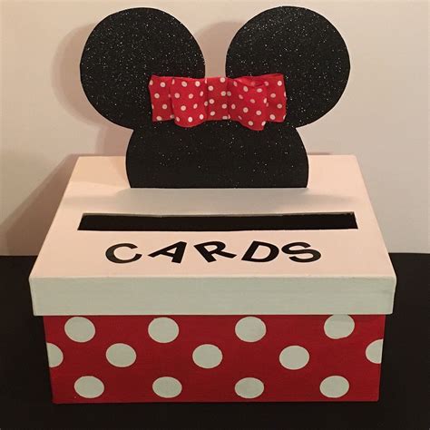 Disney Themed Mickey And Minnie Mouse Card Boxes Boxes Can Also Be