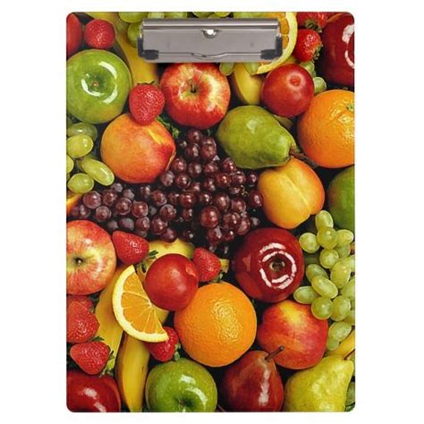 Yum Yum Fruit Clipboard Zazzle Fresh Fruit Recipes Organic Fruit