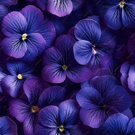 Fondos De Pantalla De Flores Moradas Que Son Moradas Foto Premium