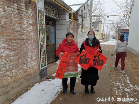 乐陵市朱集镇焦家村：“百福”春联送祝福，浓浓关怀暖民心活动张红丽群众