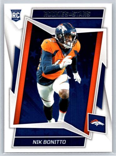 2022 Panini Rookies Stars 197 Nik Bonitto Denver Broncos Football