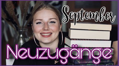 Neuzugänge September 2023 16 Bücher YouTube