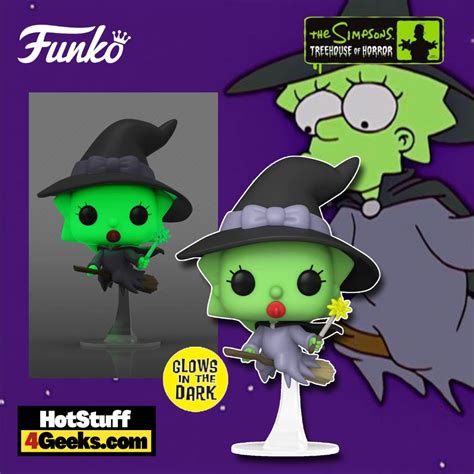 2023 NEW Treehouse Of Horror Witch Maggie GITD Funko Pop