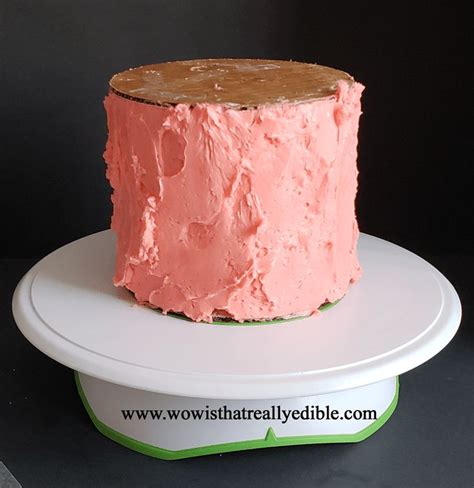 How To Frost A Cake With Sharp Edges Using Buttercream Wow Is That