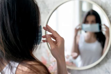 Premium Photo Portrait Of Beautiful Woman Taking A Selfie