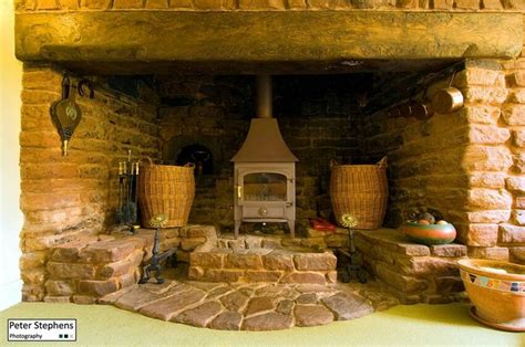 Pin By Amanda Power On House Inglenook Fireplace Wood Stove