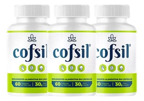 3x Cofsil 180 Cáps Formula Oficial Inovadora Envio Imediato