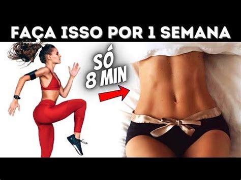 8 Min ABDOMINAIS EM PÉ Para Perder Barriga Em 1 SEMANA Abdominal em