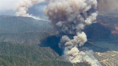 2 Brush Fires Erupt In Angeles National Forest North Of Azusa Duarte