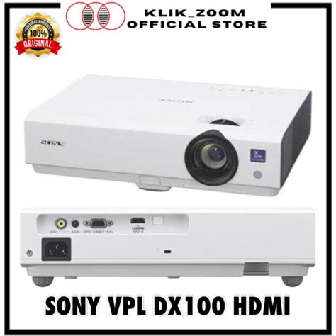 Jual PROYECTOR SONY VPL DX100 HDMI ORIGINAL Shopee Indonesia