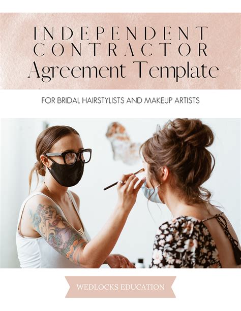 Hair And Makeup Artist Contract Template Saubhaya Makeup