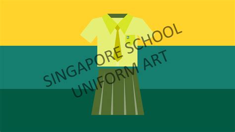 Bedok Green Secondary School - Singapore School Uniform Art