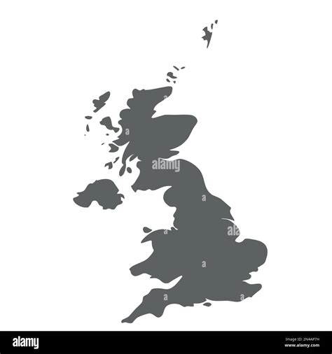 United Kingdom Of Great Britain And Northern Ireland Uk Smooth Grey