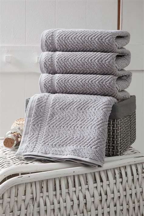 Turkish Cotton Light Grey Hand Towels Bath Towels And Etsy