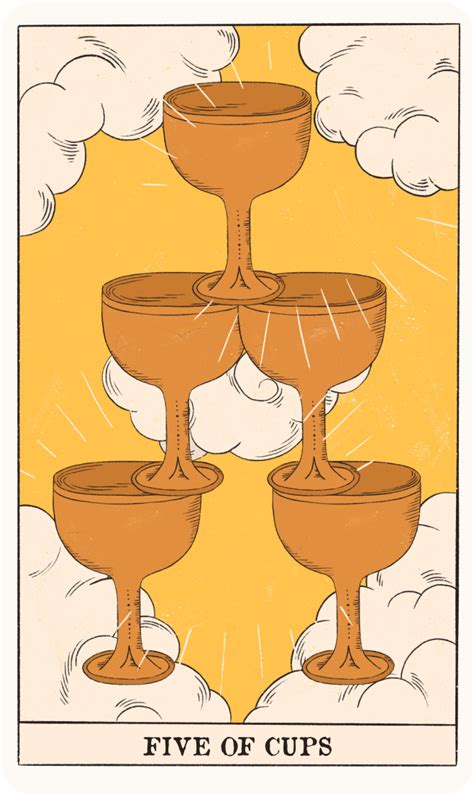 Five Of Cups Tarot Card Lotus Tarot