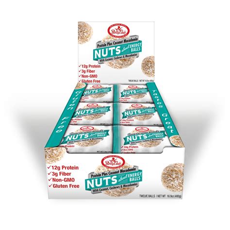 Betty Lous Gluten Free Nuts About Energy Balls Protein Plus Coconut