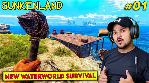 New Waterworld Survival Game Episode 1 Sunkenland YouTube