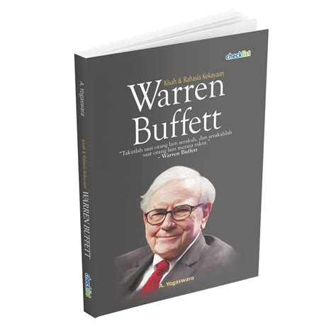 Jual Buku Motivasi Biografi Kisah Rahasia Kekayaan Warren Buffett