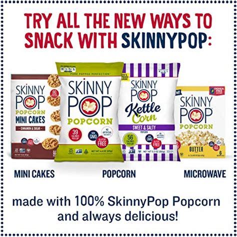 Skinnypop Original Popcorn 6 7oz Party Sized Bag Skinny Pop Healthy Popcorn Vegan Non Gmo