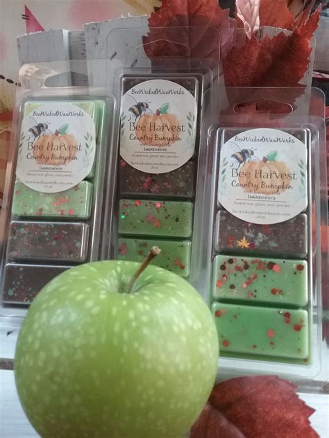 Country Apple Wax Melts Strong Scented Wax Melts For Wax Etsy