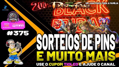 375 BLACKFRIDAY NO PRISTON SORTEIOS DE PINS E MUITO MAIS PIX