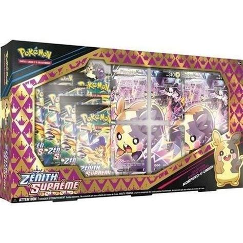 Coffret Pok Mon Zenith Supr Me Asmodee Morpeko V Union Boosters