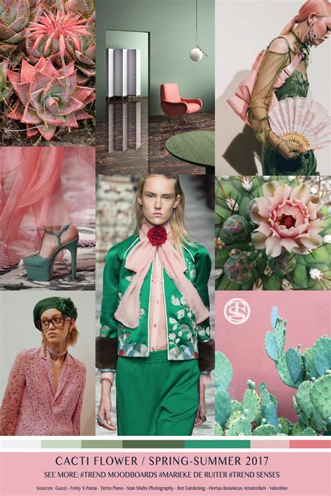 Trendsenses Moodboard Cacti Flower Spring Summer We Collect And