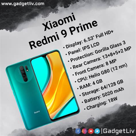 Xiaomi Redmi 9 Prime Ra Mắt Với Với Helio G80 Và Pin 5020mah