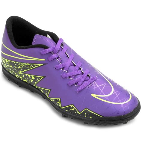 Chuteira Nike Hypervenom Phade 2 Tf Society Roxo E Preto