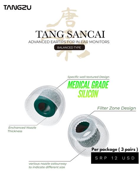 Tangzu Audio On Twitter The Tang Sancai Eartips Balanced Type Will