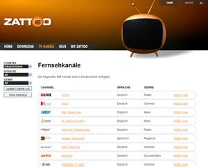 Fernsehen Am PC Zattoo TV Itsystemkaufleute De