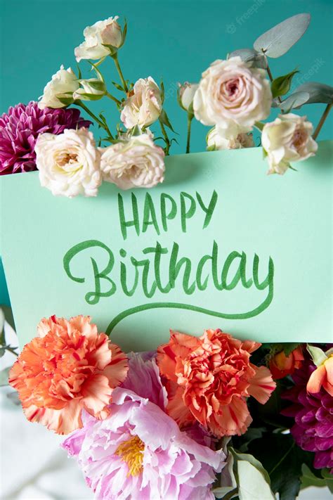 Happy Birthday Flowers Cards