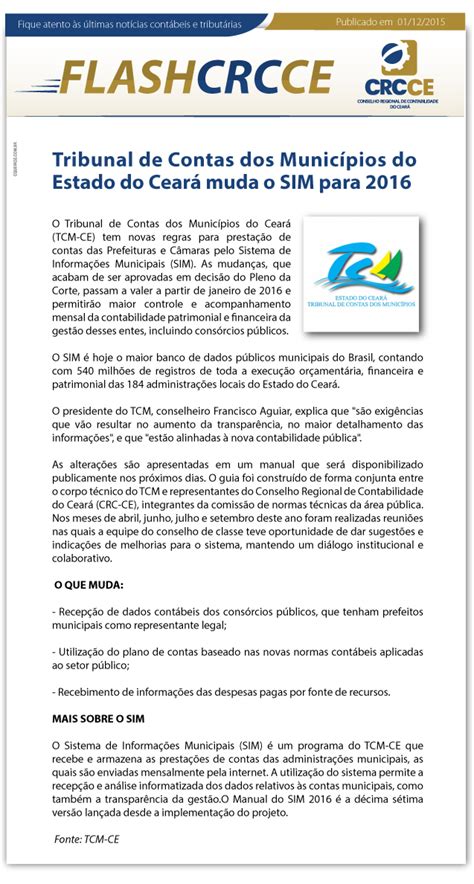 Flash CRC CE Tribunal de Contas dos Municípios do Estado do Ceará muda