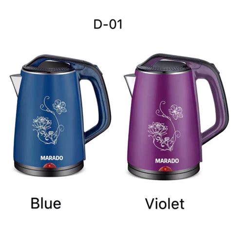 electric heat kettle double layer anti scald stainless steel